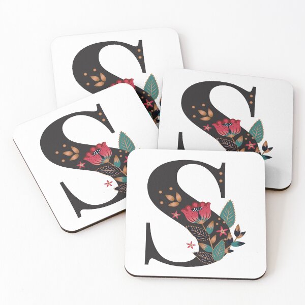 Item preview, S - Floral Initial Letter designed and sold by karspaul.