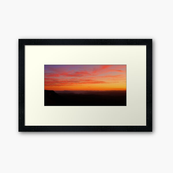 Megalong Valley, NSW. Framed Art Print