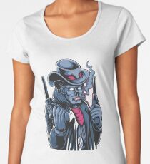 Funny Zombie Skull Women's Premium T-Shirt