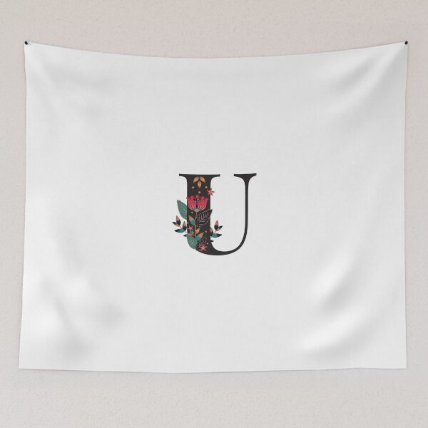 Item preview, U - Floral Initial Letter designed and sold by karspaul.