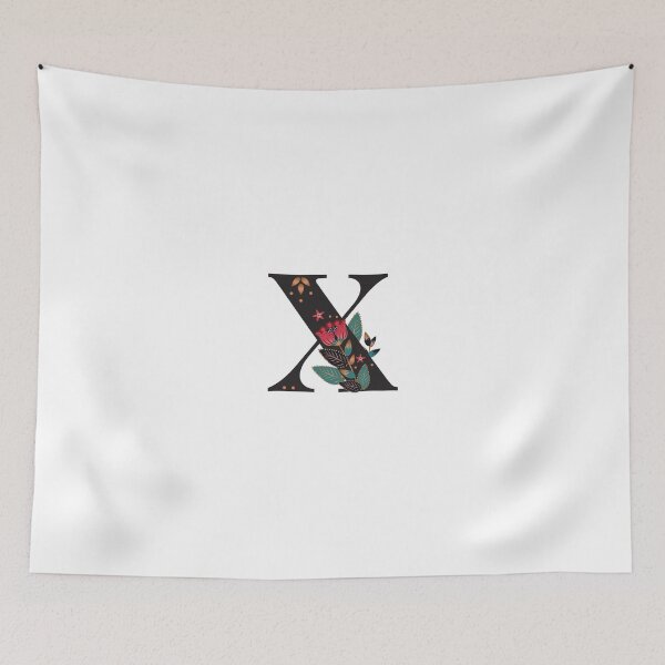 Item preview, X - Floral Initial Letter designed and sold by karspaul.