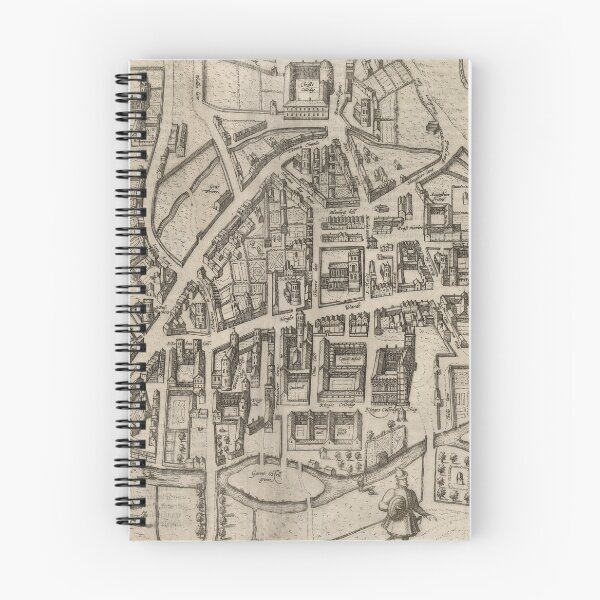 Item preview, Vintage Map of Cambridge England (1575) designed and sold by BravuraMedia.