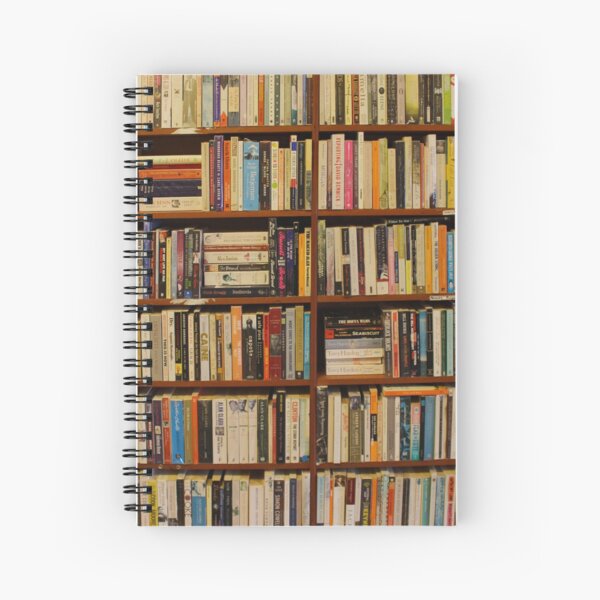 Bookshelves Spiral Notebooks Redbubble