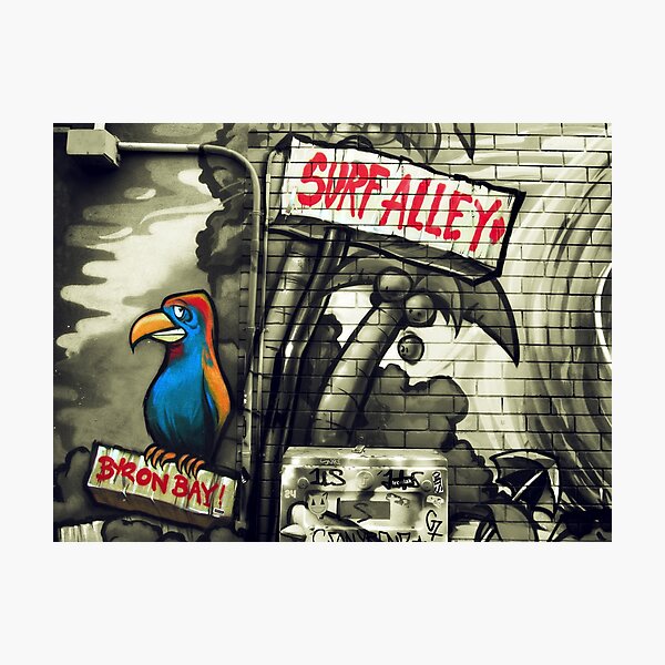Byron Bay Street Art Photographic Print