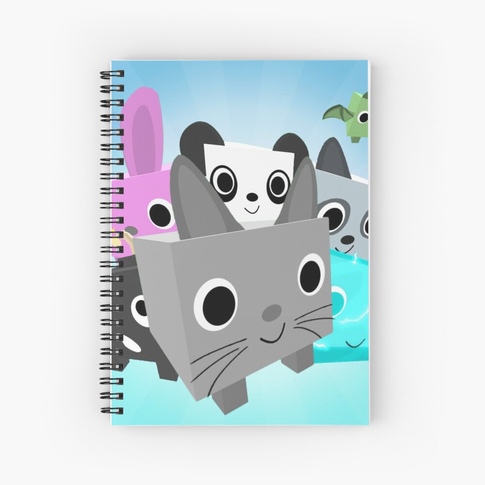 Pet Sim Spiral Notebook By Lukaslabrat Redbubble - roblox logo remastered hardcover journal by lukaslabrat redbubble