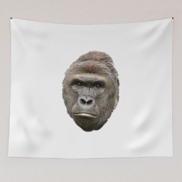 Item preview, Harambe face designed and sold by Cutiepower.