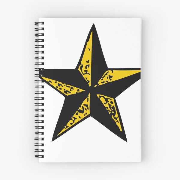 Item preview, Gold and Black Nautical Star designed and sold by SerpentSkyArts.