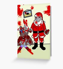 The Serial Santa Greeting Card