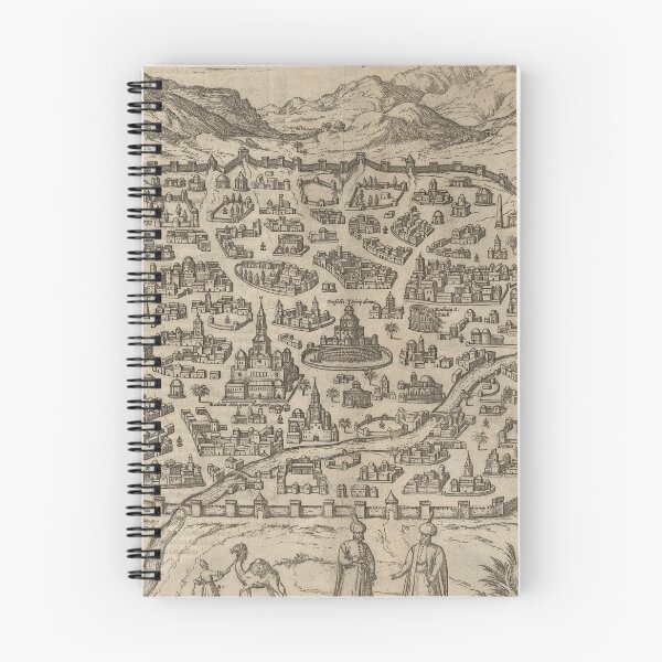 Artikelvorschau, Historische Karte von Damaskus, Syrien (1575) entworfen und verkauft von BravuraMedia.
