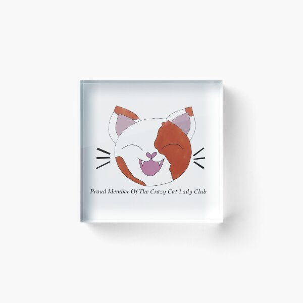 Item preview, Proud Member of the crazy cat lady Club designed and sold by MammaPanda.