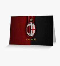 AC Milan Wallpaper Greeting Card