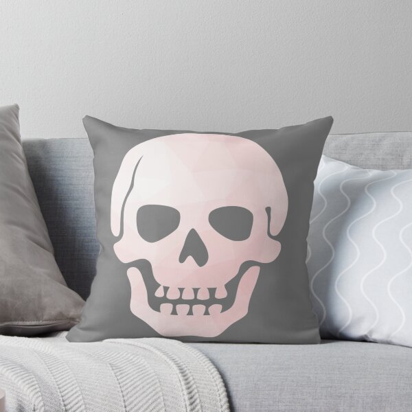 Item preview, Geometric Skull Millennial Pink Pattern designed and sold by FandomTrading.