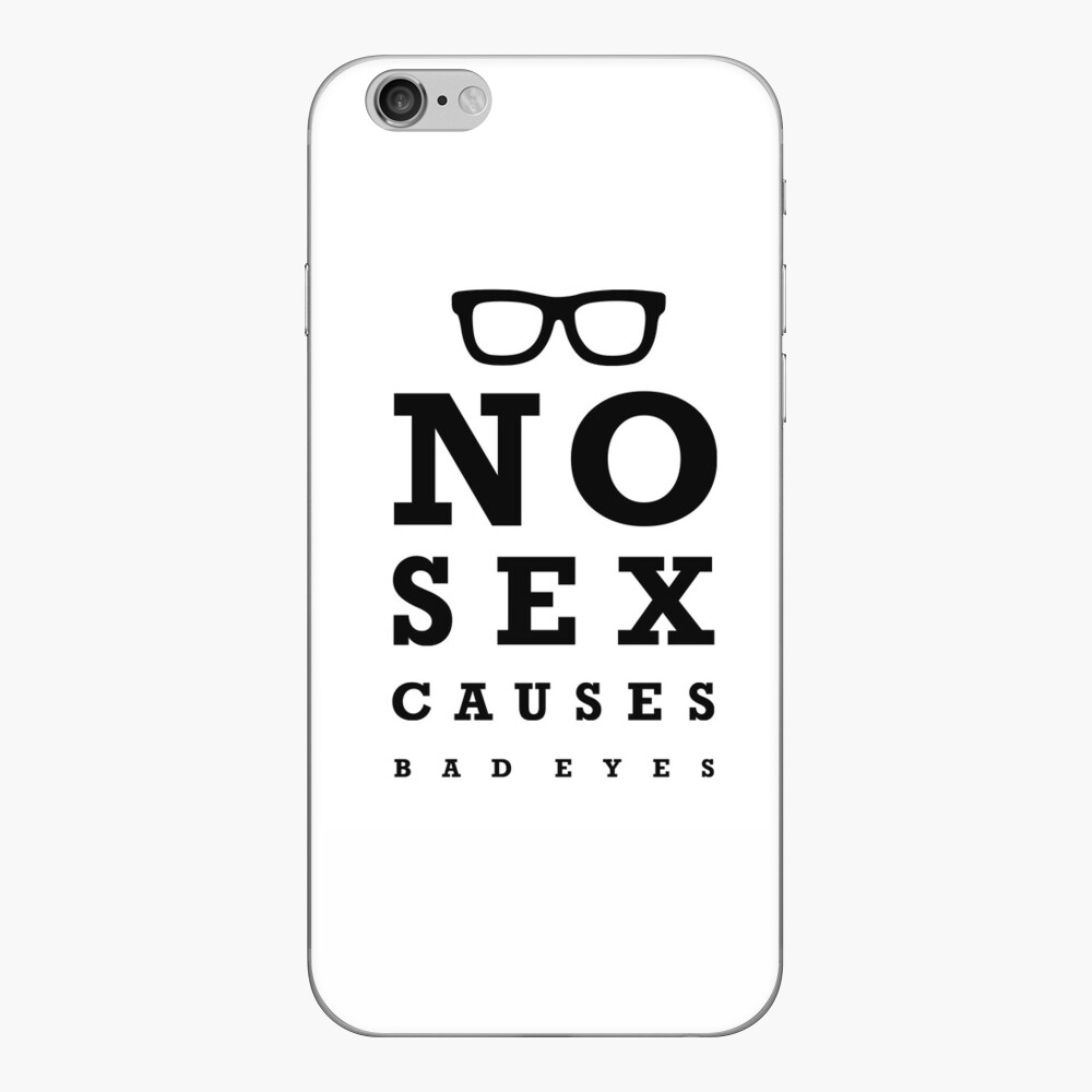 No sex causes bad eyes - eye test