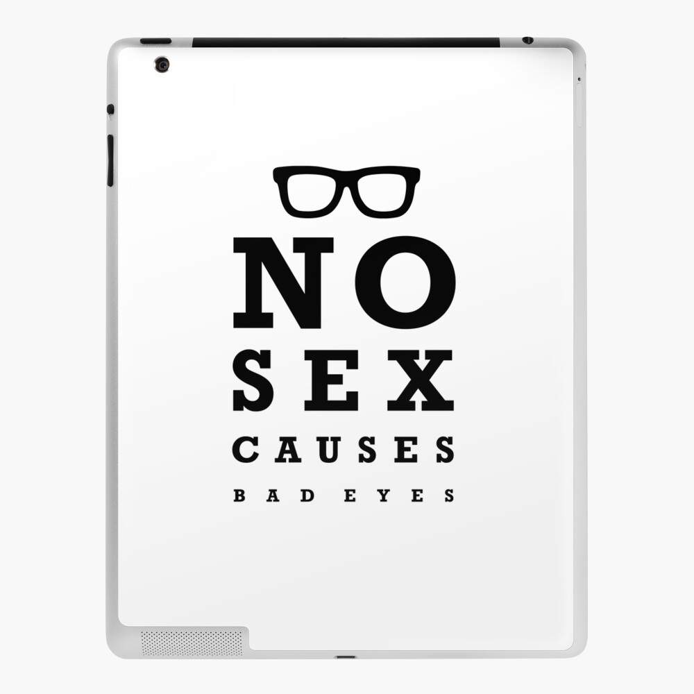 No sex causes bad eyes - eye test