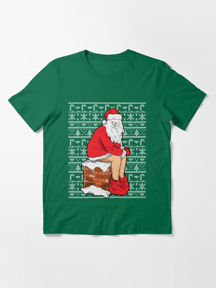 Santa pooping in hot sale chimney sweater