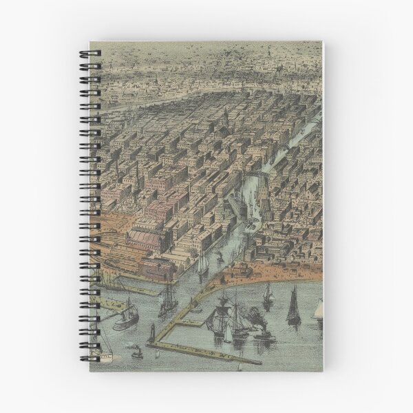 Item preview, Vintage Pictorial Map of Chicago IL (1907) designed and sold by BravuraMedia.