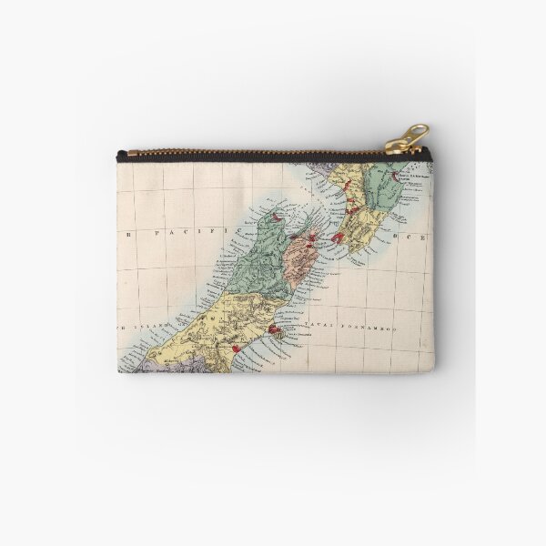 Item preview, Vintage Map of New Zealand (1865) designed and sold by BravuraMedia.
