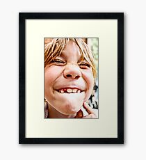 lost tooth Framed Print