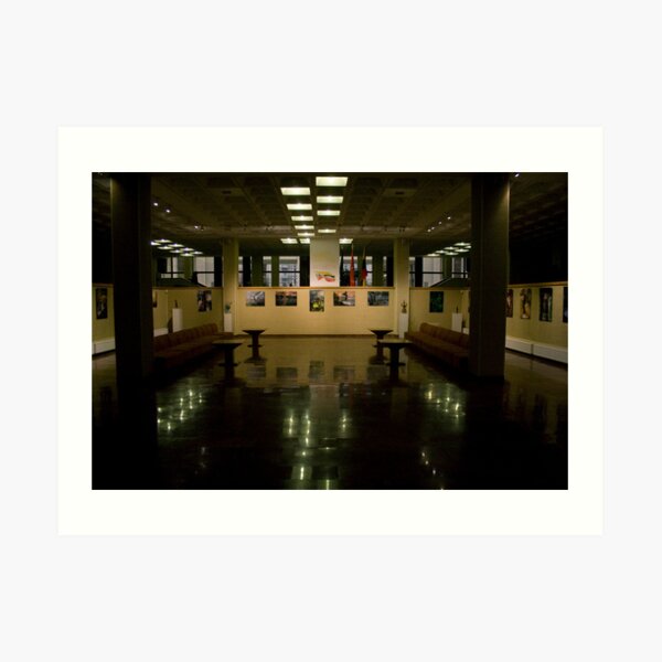 Exposition hall (my exhibition today) Art Print