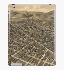 Vintage Pictorial Map of Helena MT (1890) iPad Case/Skin
