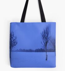 Snowy Countryside Tote Bag