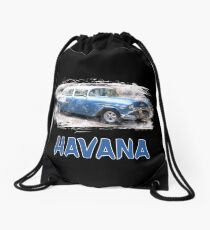 Havana classic car / gift Caribbean Havana Cuba Drawstring Bag