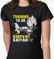 Training To Go Super Strong Women's Fitted T-Shirt