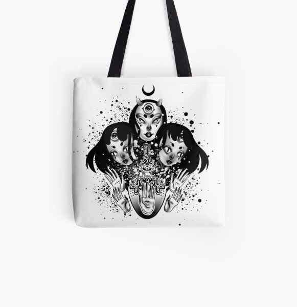 Demon All Over Print Tote Bag