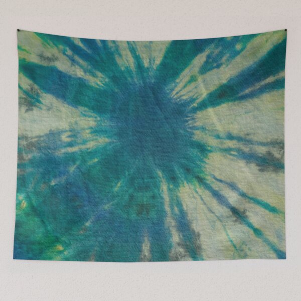 Item preview, Tie Dye Blue Green 6 designed and sold by MazeThreads.