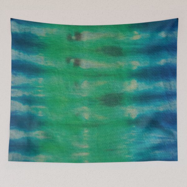 Item preview, Tie Dye Blue Green 7 designed and sold by MazeThreads.