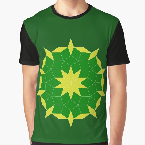 Sun In The Jungles - Penrose Tiling Graphic T-Shirt