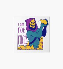 i am not nice Art Board