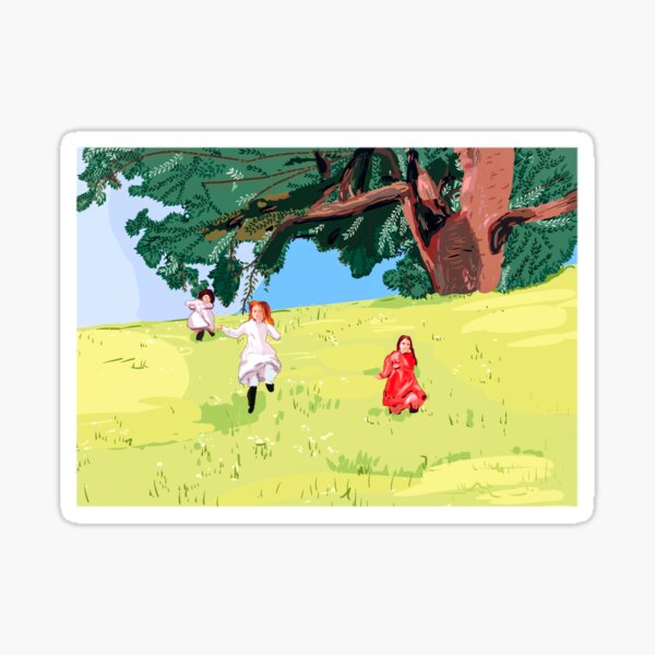 Little house on the prairie sisters Ingalls Sticker