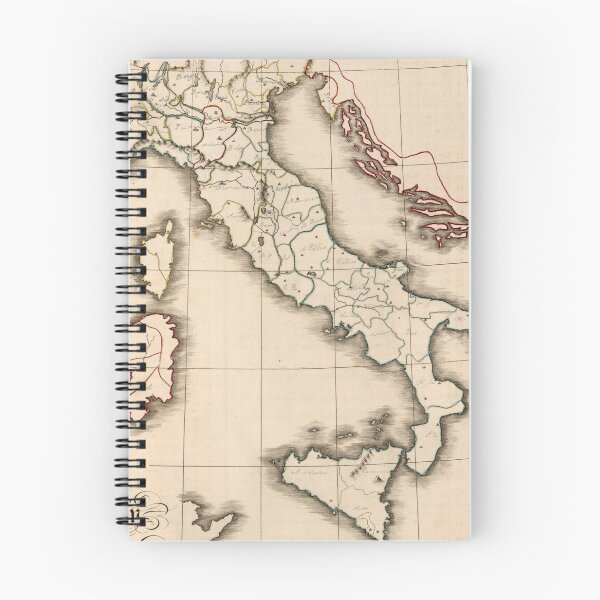 Item preview, Vintage Map of Italy (1815) designed and sold by BravuraMedia.