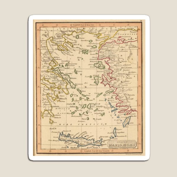 Aegean Sea Islands Map Gifts Merchandise Redbubble