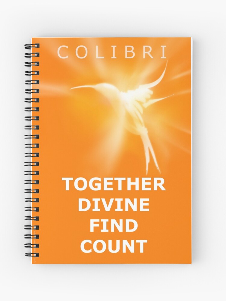 Ho Oponopono Colibri Prosperity Switchwords Spiral Notebook By Mcallister Redbubble