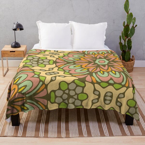 Item preview, Antique Pink Floral Rock Garden designed and sold by Mia Harper Design.