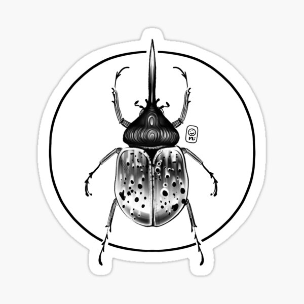 Hercules Beetle Sticker