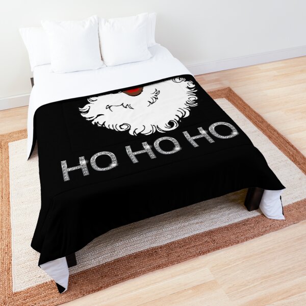 ho black santa Comforter