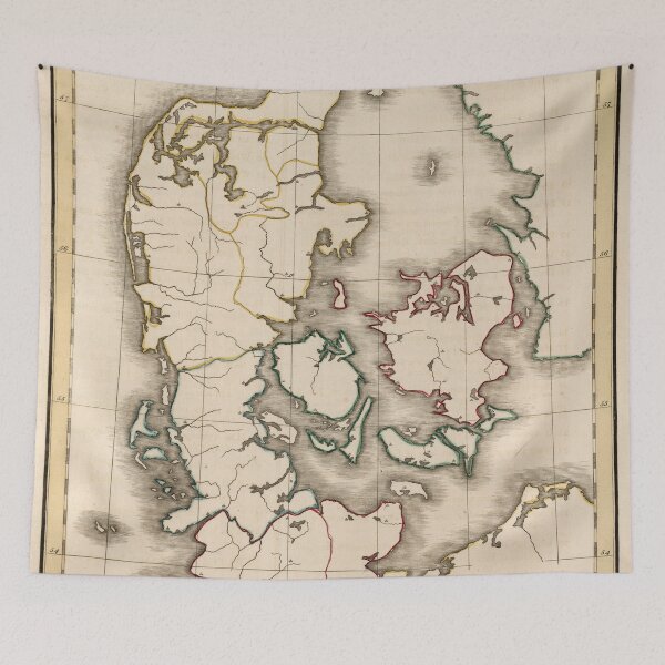 Item preview, Vintage Map of Denmark (1815) designed and sold by BravuraMedia.