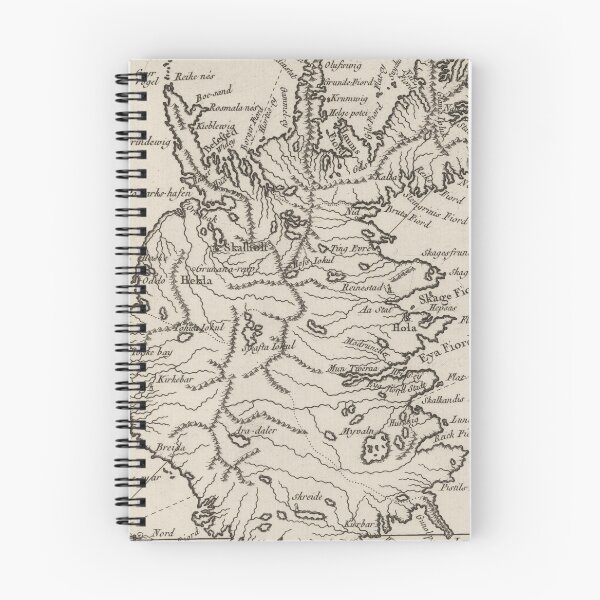 Item preview, Vintage Map of Iceland (1764) designed and sold by BravuraMedia.