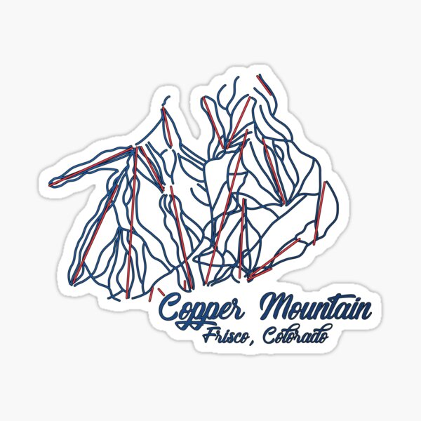 Item preview, Copper Mountain Trail Map designed and sold by ChasingGnarnia.