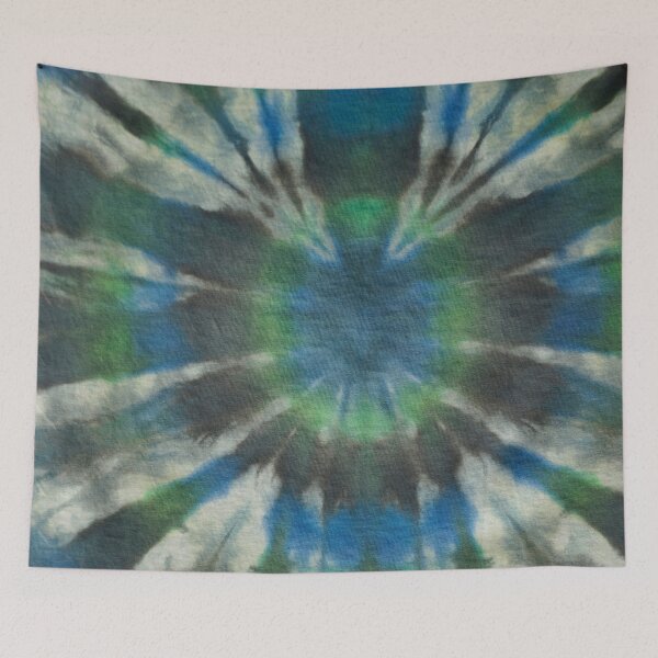 Item preview, Tie Dye Blue Green 10 designed and sold by MazeThreads.