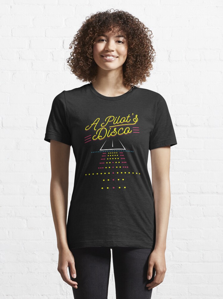 Alternative Ansicht von A Pilot's Disco Runway Landing Strip - Funny Aviation Quotes Gift Essential T-Shirt