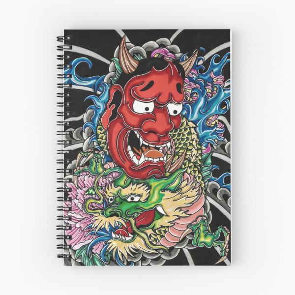 Item preview, Hannya mask and Japanese dragon designed and sold by Adam  Parsons.