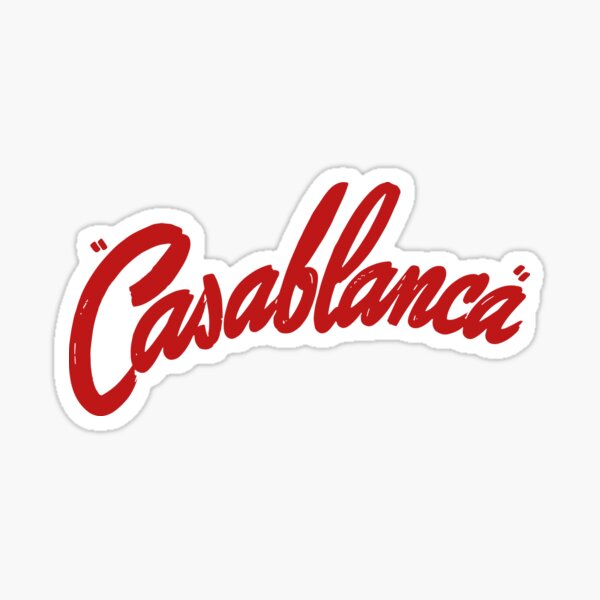 Casablanca, 1942 Sticker