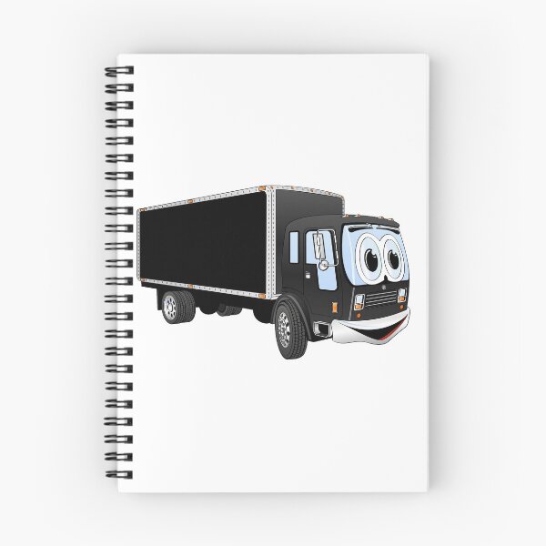 Item preview, Large Black Delivery Truck Cartoon designed and sold by Scott Hayes.