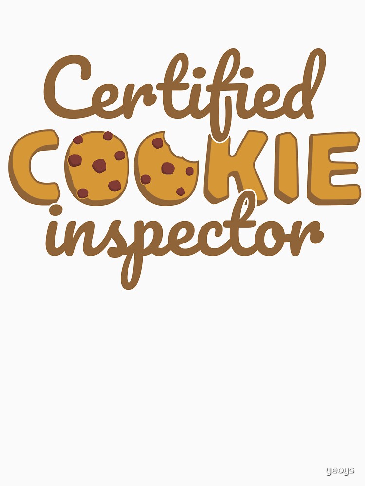 Thumbnail 7 von 7, Essential T-Shirt, Certified Cookie Inspector - Funny Baking Quotes Gift designt und verkauft von yeoys.