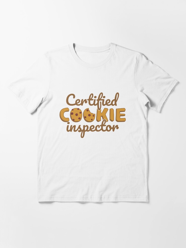 Thumbnail 3 von 7, Essential T-Shirt, Certified Cookie Inspector - Funny Baking Quotes Gift designt und verkauft von yeoys.
