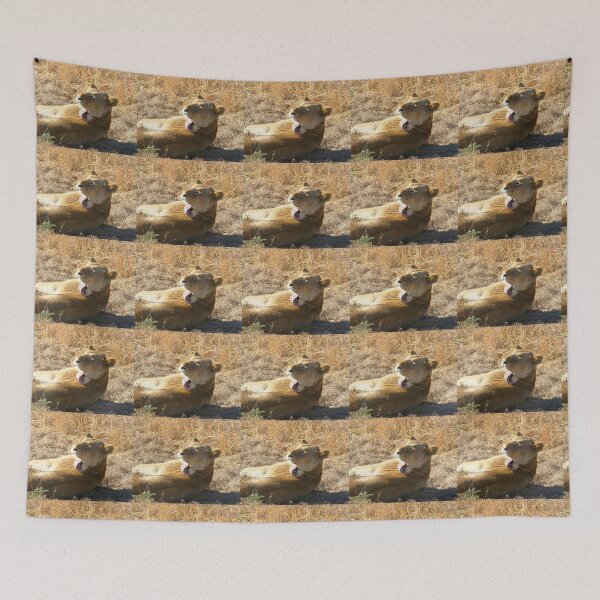 Item preview, Lion taking a "tongue" bath in the straw. designed and sold by 2CrabbySisters.